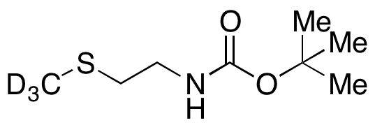 N-Boc-2-(methylthio)ethylamine-d3 - Chemical structure and product image