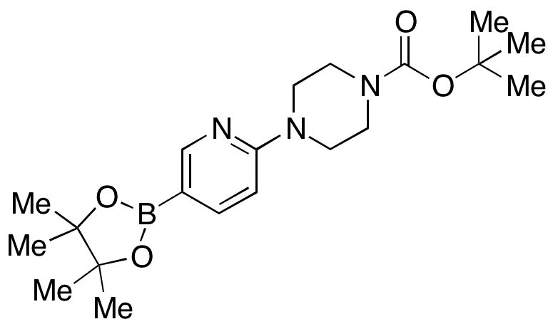 6-(4-Boc-piperazin-1-yl)pyridine-3-boronic Acid Pinacol Ester - Chemical structure and product image