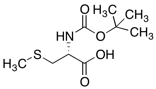 N-Boc-S-methyl-L-cysteine - Chemical structure and product image