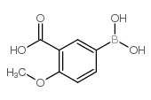 5-Borono-2-methoxybenzoic acid - Chemical structure and product image