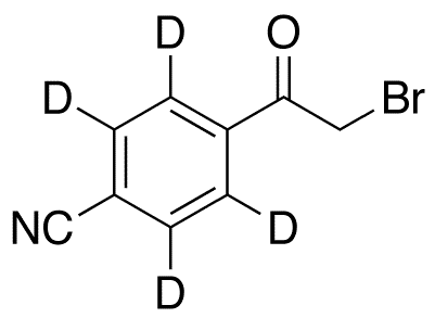 4-(2-Bromoacetyl)benzonitrile-d4 - Chemical structure and product image