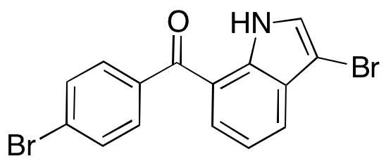 3-Bromo-7-(4-bromobenzoyl)indole - Chemical structure and product image