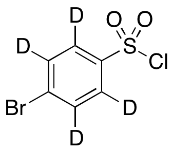 4-Bromobenzenesulfonyl Chloride-d4 - Chemical structure and product image