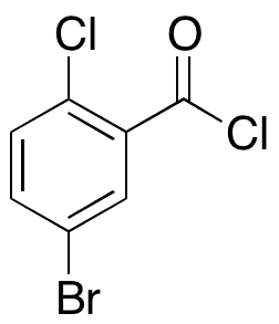 5-Bromo-2-chlorobenzoyl Chloride - Chemical structure and product image