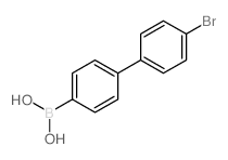 4’-Bromo-4-biphenylboronic acid - Chemical structure and product image