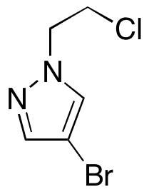 4-Bromo-1-(2-chloroethyl)-1H-pyrazole - Chemical structure and product image