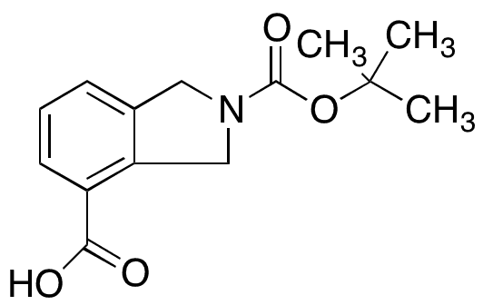 N-Boc-isoindoline-4-carboxylic Acid - Chemical structure and product image