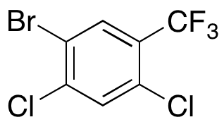 1-Bromo-2,4-dichloro-5-(trifluoromethyl)benzene - Chemical structure and product image
