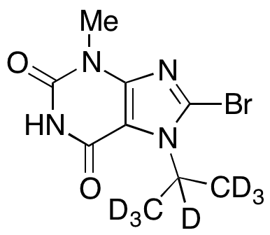 8-Bromo-3,7-dihydro-3-methyl-7-(1-methylethyl)-1H-purine-2,6-dione-d7 - Chemical structure and product image