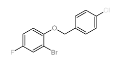 2-Bromo-1-(4-chlorobenzyloxy)-4-fluorobenzene - Chemical structure and product image