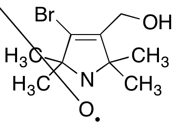 4-Bromo-3-hydroxymethyl-1-oxyl-2,2,5,5-tetramethyl-δ3-pyrroline - Chemical structure and product image