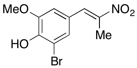 2-Bromo-6-methoxy-4-(2-nitro-1-propenyl)phenol - Chemical structure and product image