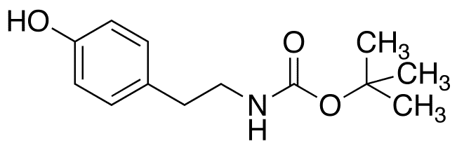 N-tert-Butoxycarbonyl Tyramine - Chemical structure and product image