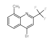 4-Bromo-8-methyl-2-(trifluoromethyl)quinoline - Chemical structure and product image