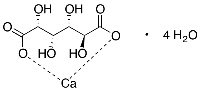 Calcium Saccharate Tetrahydrate - Chemical structure and product image
