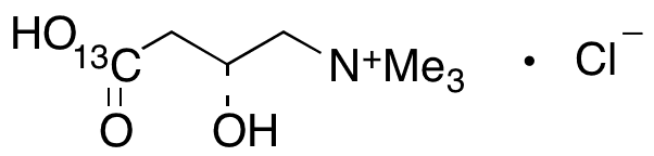L-Carnitine-13C Chloride - Chemical structure and product image