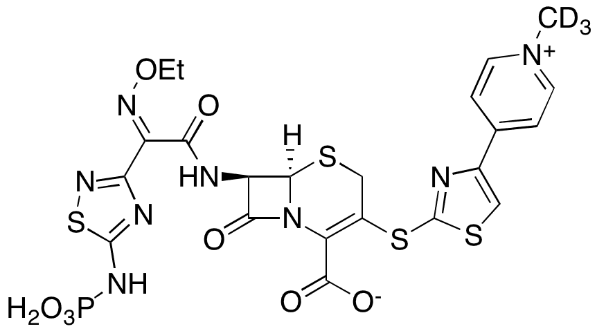 Ceftaroline Fosamil Inner salt-d3 - Chemical structure and product image
