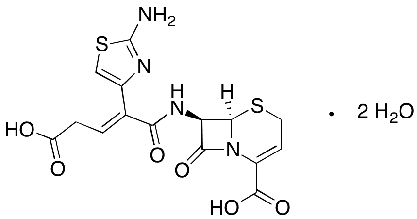(E)-Ceftibuten Dihydrate - Chemical structure and product image