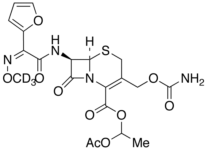 Cefuroxime Axetil-d3 - Chemical structure and product image