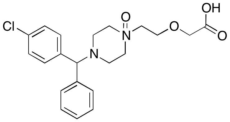rac Cetirizine N-Oxide > 90% by HPLC(Mixture of Diastereomers) - Chemical structure and product image