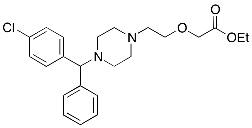 Cetirizine Ethyl Ester - Chemical structure and product image