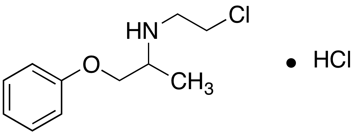 N-​(2-​Chloroethyl)​-​1-​phenoxy-2-​propanamine Hydrochloride - Chemical structure and product image