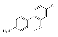 4-(4-Chloro-2-methoxyphenyl)aniline - Chemical structure and product image