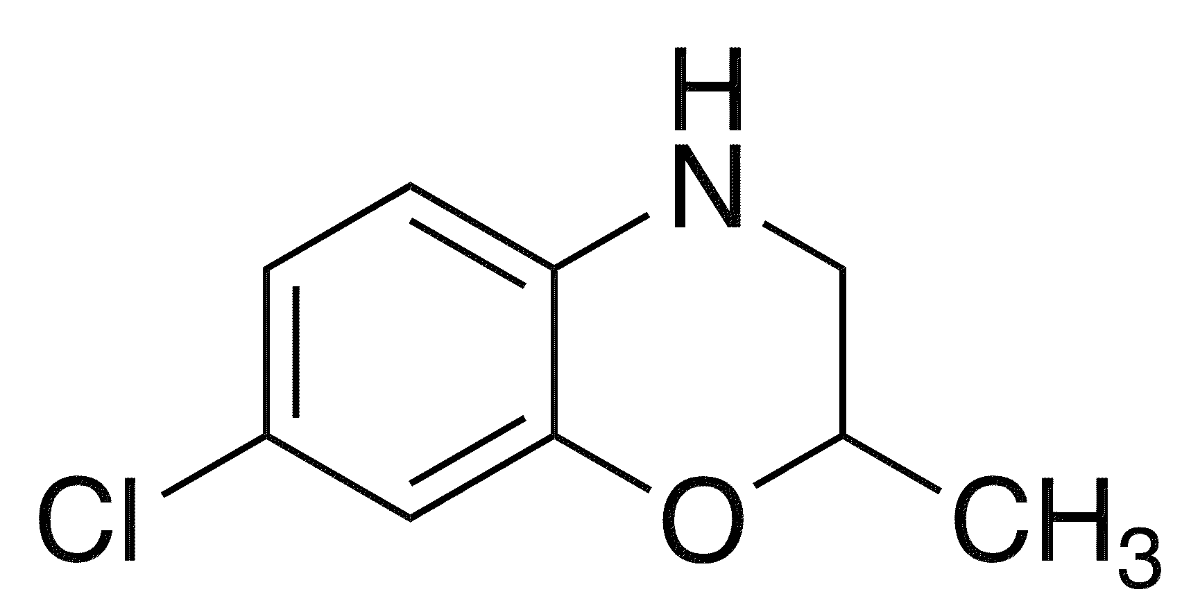 7-Chloro-2-methyl-3,4-dihydro-2H-1,4-benzoxazine - Chemical structure and product image
