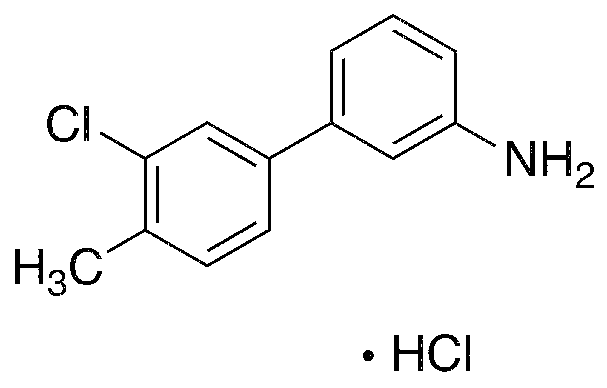 3-(3-Chloro-4-methylphenyl)aniline Hydrochloride - Chemical structure and product image