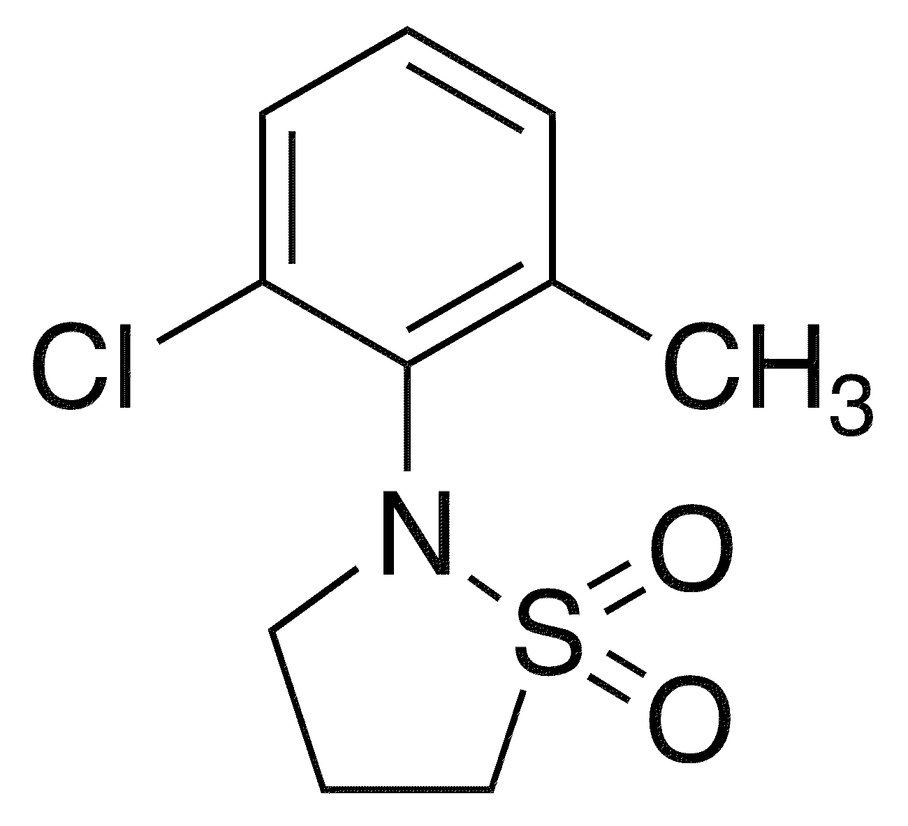 N-(2-Chloro-6-methylphenyl)-1,3-propanesultam - Chemical structure and product image