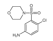 4-Chloro-3-(morpholine-4-sulfonyl)-phenylamine - Chemical structure and product image