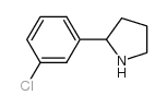 2-(3-Chlorophenyl)pyrrolidine - Chemical structure and product image