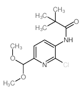 N-(2-Chloro-6-(dimethoxymethyl)pyridin-3-yl)-pivalamide - Chemical structure and product image