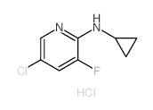 5-Chloro-2-cyclopropylamino-3-fluoropyridine Hydrochloride - Chemical structure and product image