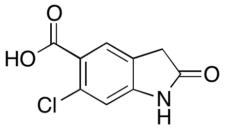 6-Chloro-2,3-dihydro-2-oxo-1H-indole-5-carboxylic Acid - Chemical structure and product image