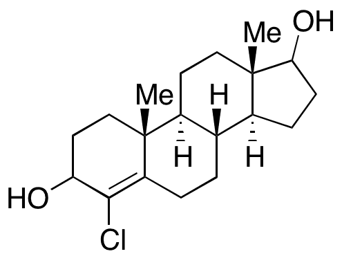 (17β)-4-Chloro-androst-4-ene-3,17-diol - Chemical structure and product image