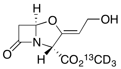 Clavulanic Acid Methyl Ester-13CD3 - Chemical structure and product image