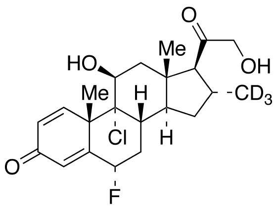 Clocortolone-d3 - Chemical structure and product image