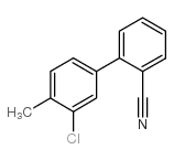 2-(3-Chloro-4-methylphenyl)benzonitrile - Chemical structure and product image