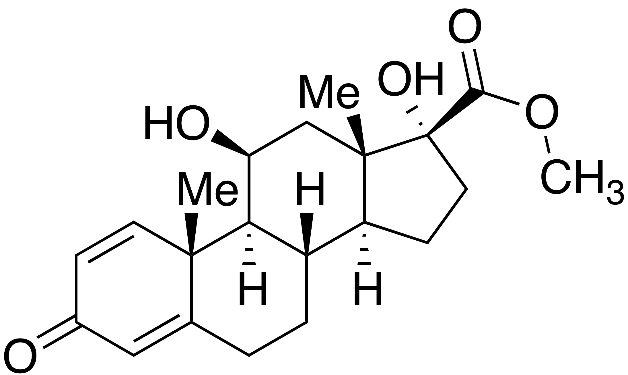 delta 1-Cortienic Acid Methyl Ester - Chemical structure and product image