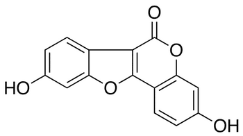 Coumestrol - Chemical structure and product image