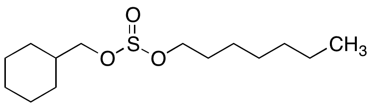 Cyclohexylmethyl Heptyl Sulfite - Chemical structure and product image