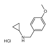 Cyclopropyl(4-methoxyphenyl)methanamine Hydrochloride - Chemical structure and product image