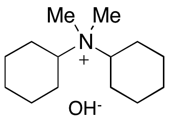 N-Cyclohexyl-N,N-dimethyl-cyclohexanaminium Hydroxide - Chemical structure and product image