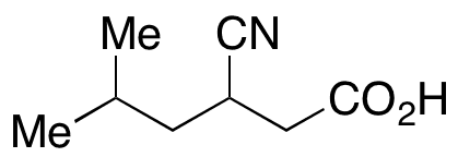 3-Cyano-5-methylhexanoic Acid - Chemical structure and product image