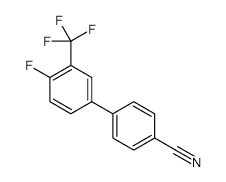 4’-Cyano-4-fluoro-3-(trifluoromethyl)biphenyl - Chemical structure and product image