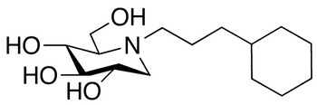 N-Cyclohexylpropyl Deoxynojirimycin* - Chemical structure and product image