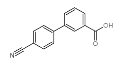 4’-Cyanobiphenyl-3-carboxylic acid - Chemical structure and product image