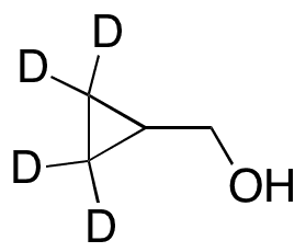 Cyclopropylmethanol-d4 - Chemical structure and product image