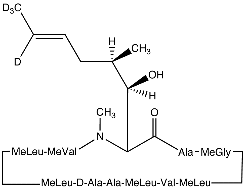 Cyclosporin B-d4 - Chemical structure and product image